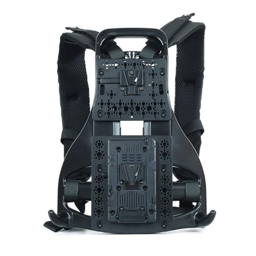 SZJELEN Camera V-Mount Battery Backpack Plate Vest for ARRI Alexa Mini Camera Video Outdoor Live Streaming Broadcast Backpack Plate Vest (V-Mount Backpack)