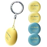 [コクヨ] 【公式】 スマートトラッカー スマートタグ はろたぐ 子供 見守り 小型 キーホルダー タグ Bluetooth 忘れ物防止 もちもの 通信費無料 電池交換 みまもりGPSと連携 はろここと連携 iOS Android対応 ハローファミリー （マンゴーイエロー）（キャンディグリーン） 5個セット