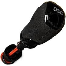 For Skoda For Octavia For Superb For Yeti DSG Gear Shift Knob Head Handball Leather For Cr AccessoriesBlack Suede Leather