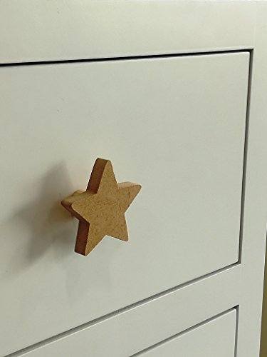 greca Pomos Estrella DM (6 Unidades). En Crudo, para Pintar. Decoración y Manualidades.Medidas (Ancho/Fondo/Alto): 6 * 3 * 6 cms Cover