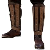 Matériau des housses de bottes médiévales rétro : les bottes de pirate sont fabriquées en cuir synthétique de haute qualité, ressemble à du cuir véritable, ressemble au cuir véritable mais sans danger pour les animaux. Nous aimons les animaux et tous les types de vie Toutes faites à la main, sensation de main résistante. Ajoute des détails supplémentaires à nos guêtres de couvre-bottes Knight.
