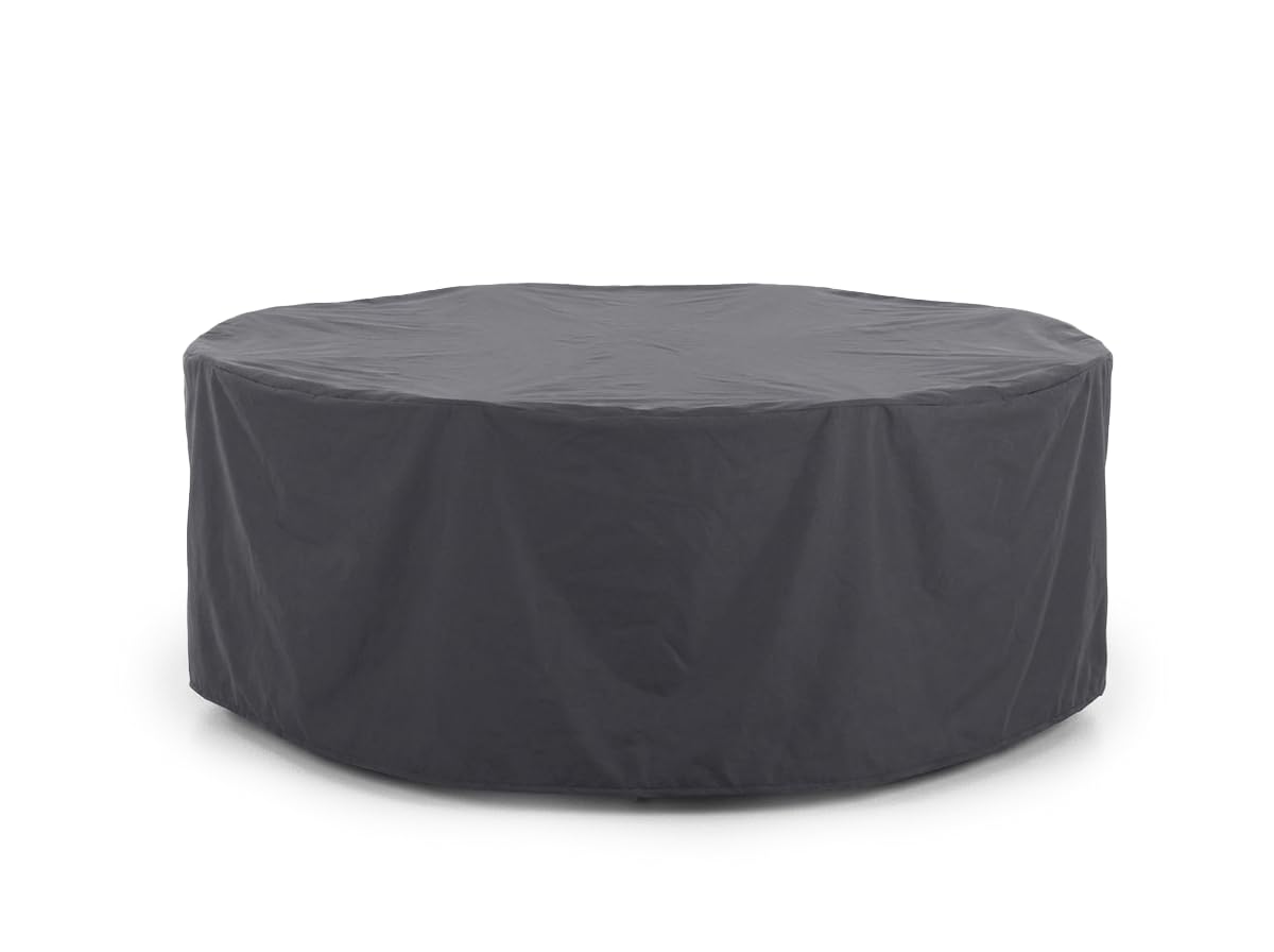 Sahara Garden Furniture Cover Waterproof Heavy Duty Outdoor Patio Table & Chair Set Cover (6 Seater Round Large)