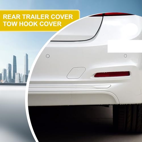 Goholy Car Rear Bumper Tow Hook Cover Compatible with BMW 3 Series F30 F31 LCI Sedan Wagon Fit 320i 325d 328i 330d 330e 330i 340i 2016 2017 2018 Trailer Cover Cap 51127384417 Towing Eye Cap Blue by Goholy - Used condition - Image 4