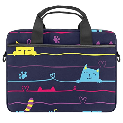 Bandolera para portátil ligera y acolchada con diseño marino de estrellas de mar lavable