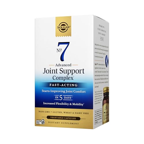 Image of Solgar No. 7, Joint Support & Comfort Supplement, 105 Vegetable Capsules | Increased Mobility & Flexibility, For Men & Women with Ester-C Vitamin C, Gluten- Free, Non-GMO, Dairy Free - 105 Servings