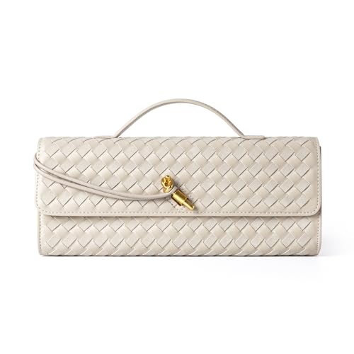 Joryin Woven Vegan Leather Evening Clutch