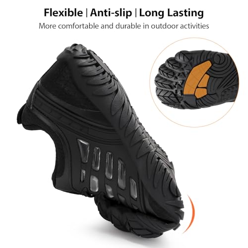 HOBIBEAR Chaussures Pieds Nus Homme Femme – Bout Large Zero Drop, Baskets Minimalistes Marche & Fitness Respirantes