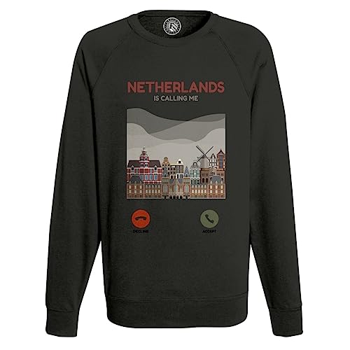 Sweat Homme Netherlands style urbain idéal pour voyager à Amsterdam