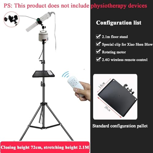 Soporte para Instrumento de Fisioterapia con Terahertz FIUZA, Soporte Eléctrico Giratorio Automático de 3 Patas con Control Remoto, Función Temporizador de 30/60 Minutos, Altura Ajustable, para Uso Doméstico y SPA miniatura 3