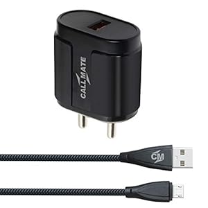 Callmate TCQC-007 3.1 Amp Universal Adapter Worldwide Travel Adapter with Built in 1 USB Charger Ports with Micro USB…