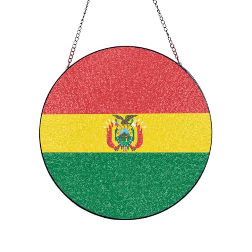 Atrapasueños de vidriera boliviana de 30 cm para regalo del Día de la Madre y Navidad 2