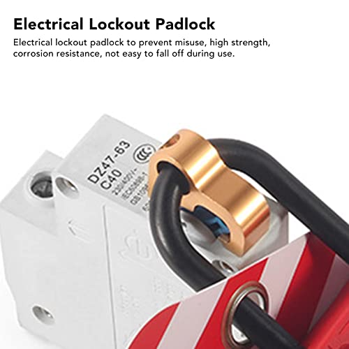 Lockout Tagout Kit Lockout Tagout Lock Aluminiumlegierung Micro Electrical Lockout Vorhängeschloss für Industrielle Elektrische Schaltanlagen
