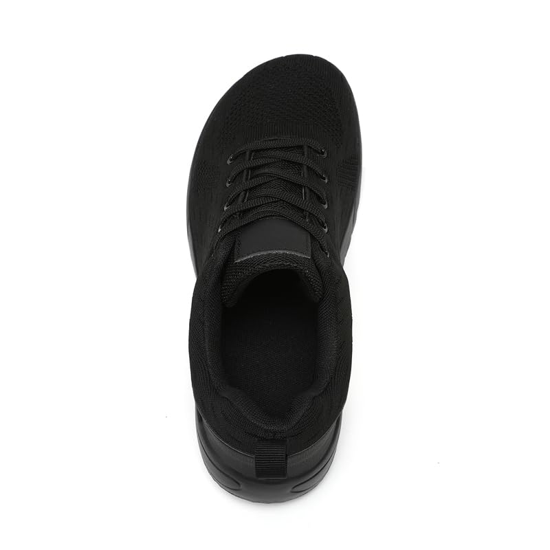 Image of Men Non-Slip Work Shoes Tennis Gym Sneakers Breathable Slip Resistant Lightweight and Comfortable for All-Day Wear Sports and Walking