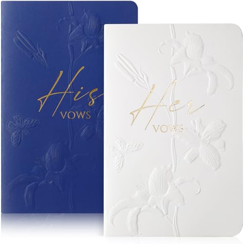 Livres de vœux pour elle et lui avec dorure lors de la cérémonie