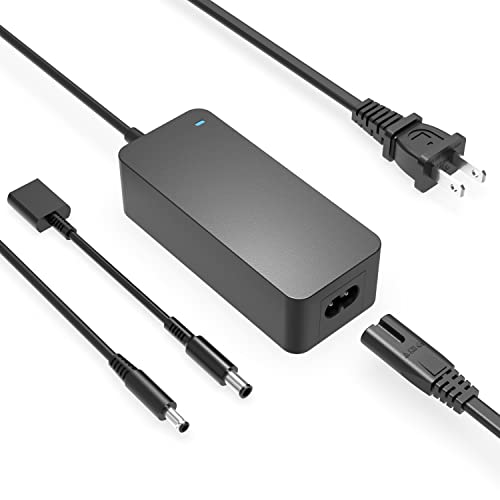 Charger for Dell Laptop Charger, Round Connectors, 65W, 45W, (with UL Safety Certification)
