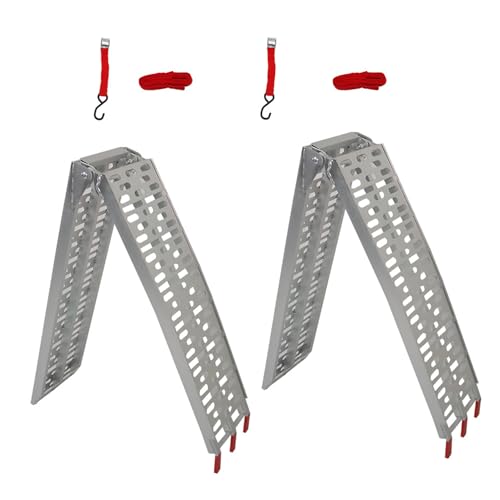Kit de 2 rampas plegables de aluminio 7.5FT 1500lbs miniatura 1