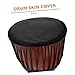 Toyvian Djembe Drum Head Cover African Drum Skin Durable Moisture Grime Resistant Quick Setup Tailored Fit for Home Use Training Reliable Sound Dampening Protection