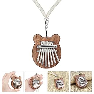 BIENKA 1 Set Kalimba 8 Touches Acajou Pouce Piano Portable Mbira Sanza Doigt Piano avec Cordon Suspendu Accordage… - Les Beatles, Paul McCartney, John Lennon, RIngo Starr, George Harrison BIENKA 1 Set Kalimba 8 Touches Acajou Pouce Piano Portable Mbira Sanza Doigt Piano avec Cordon Suspendu Accordage… – Image 2