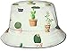 Unisex A Magnificent City Print Sombrero de Cubo de Viaje Gorra de Pescador de Verano Sombrero de Sol-Cactus Romántico