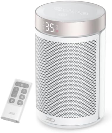Dreo Chauffage Électrique 1500W, Radiateur Céramique Portable Sil...
