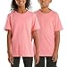 Carhartt Kids' Short Sleeve Pocket T-Shirt Tee Shirt, Bright Pink Lemonade, 3T