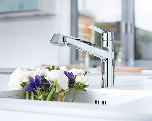 Grohe Eurodisc Single-Handle Pull-Out Kitchen Faucet