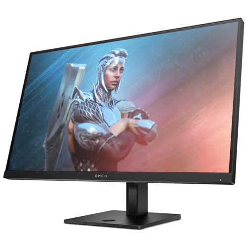 HP Omen 27 Gaming Monitor - 27 Zoll Bildschirm, FHD Display, 165Hz, AMD FreeSync Premium, 1 ms Reaktionszeit, 2X HDMI 2.0, Display Port 1.4, Audioausgang, schwarz