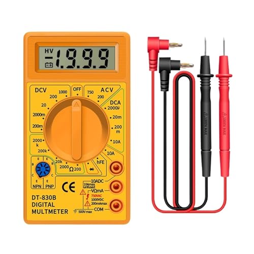 DT830B AC/DC LCD �f�W�^���}���`���[�^�[ 750/1000V �d���v �d���v ��R�v �����S�� �n���h�w���h���[�^�[ �f�W�^���}���`���[�^�[(1pcs)