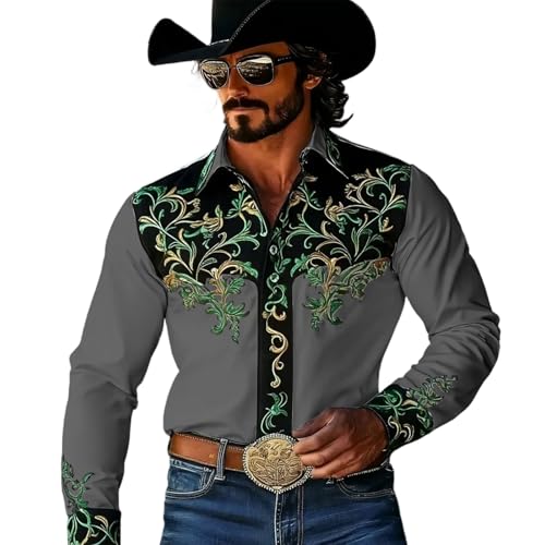 Chemise Homme manches longues et haut respirant casual en coton
