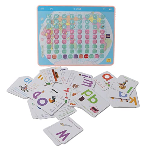 OVAQUIXI Tableta de Aprendizaje Chino con Buen Altavoz, Control de Volumen, Mejora Las Habilidades Táctiles, Adecuada para Niños