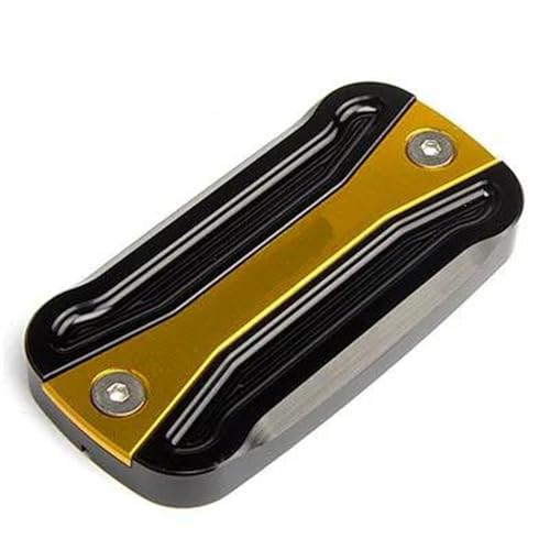 Tapa de cilindro de freno delantero para Goldwing 1800 con acabado refinado negro y oro