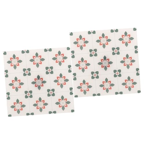 Toyvian 2 Pezzi Pavimentazione Miniatura delle Decorazione Flessibile per Scene Simulate Pavimento Riutilizzabili per Accessori Miniatura