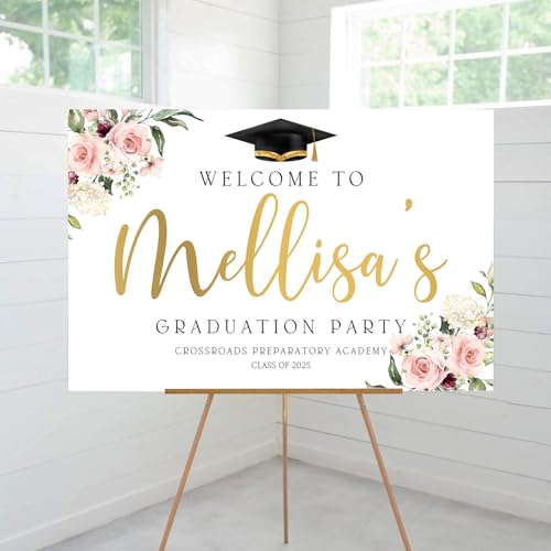 image for Mapileng Welcome To The Graduation Celebration Sign, Modern Minimalist