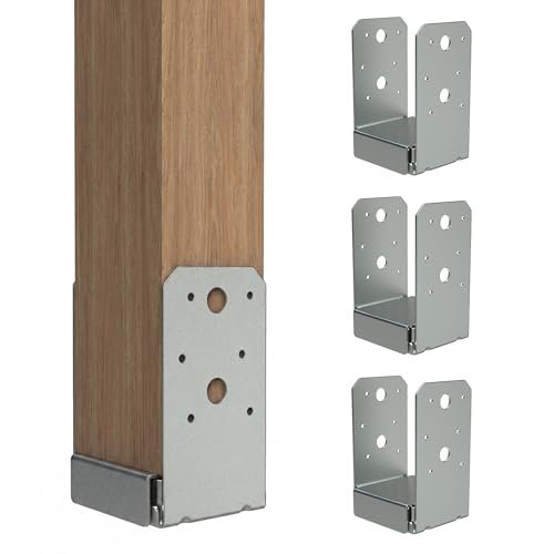 Soporte de anclaje de poste de 4x4 para suelo de hormigón exterior