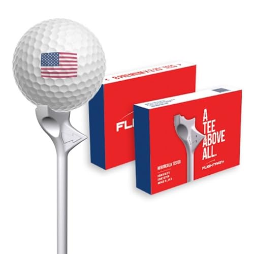 FLIGHTPATH Premium Golf Tees - Durable Plastic Golf Tee Designed