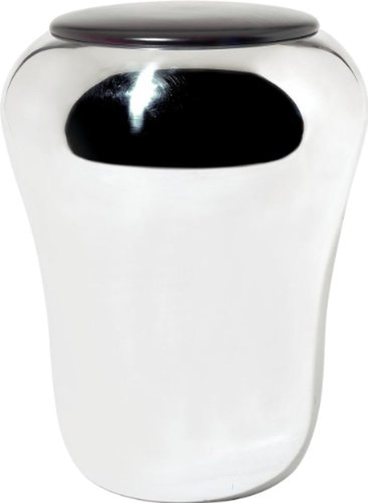 Alessi Officina Baba Stool/Laundry Basket, Metal, Stainless Steel