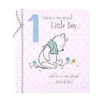 Hallmark Age 1 Birthday Card For Little Boy - Winnie-The-Pooh Design