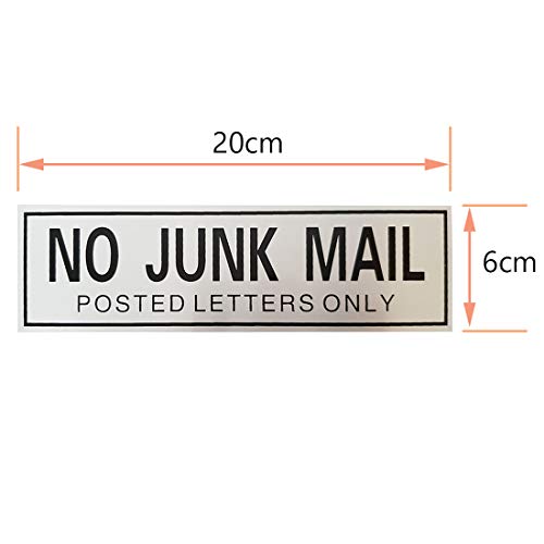 Nessun segno di posta indesiderata Stick Adesivo