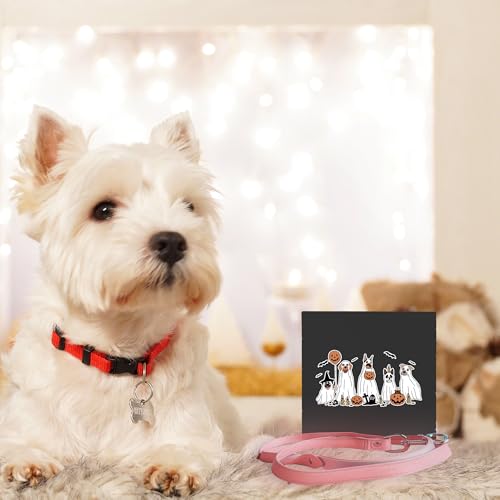 Halloween-Signs-Cute-Halloween-Ghost-Dogs-Pumpkin-Wooden-Box-Sign-Halloween-Ghost-Decorations-Halloween-Table-Desk-Shelf-Decorations-Spooky-Home-Decor-Dog-Lovers-Gifts-5×5-Inches Halloween Signs Cute Halloween Ghost Dogs Pumpkin Wooden Box Sign Halloween Ghost Decorations Halloween Table Desk Shelf Decorations Spooky Home Decor Dog Lovers Gifts 5×5 Inches