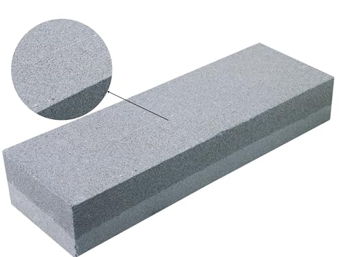 NEO TOOLS Wetzstein zum Schärfen von Messern, Schleifstein, Schleifstein, Schleifstein, Gartenschere, Schleifstein, 150 x 50 x 25 mm, Körnung 100/200