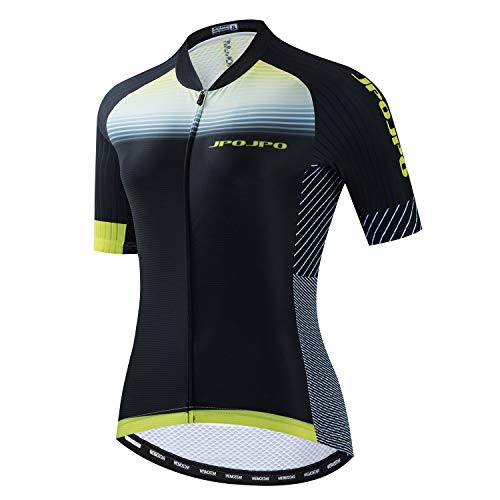 Women's Cycling Jersey Short Sleeve Bike Shirts Back Pocket Reflective