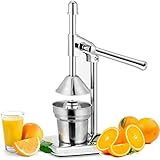 Diseño moderno, resistente y compacto.Gracias a su mecánica del funcionamiento fácil y eficaz, este exprimidor garantiza una gordo presión en el contenido de frutas, solamente una simple presión en el mango. Fácil de usar y de limpiar: sus componentes se pueden colocar fácilmente y lavar a mano o en lavavajillas tras el uso.