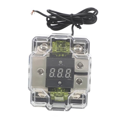 FUNOMOCYA Bloc De Fusibles Audiovisuel Pour Amplificateur Automobile Avec Affichage Numérique Porte-fusible Et Résistant à Usure Pour Gestion