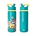 Simple Modern Kids Summit Water Bottle with Straw Lid | SpongeBob 18oz Stainless Steel Cup Insulated Tumbler for Boys, Girls, School | SpongeBob Pals
