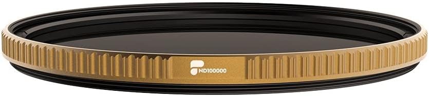 PolarPro, Quartzline, Neutral Density, ND100K, 82 mm, Perfect Color Neutrality, Brass Frame