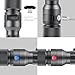 PowerTac E9 G5 3000 Lumens Tactical Flashlight, 388m Throw, One-Touch Strobe, 6 Modes with Memory Rechargeable Torch, IPX8 Waterproof, Aerospace Aluminum, for Law Enforcement, Outdoor, Emergency