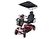 Sunshade Canopy for Mobility Scooters. Easy Removable Rain. Unique Color Choices (Black)