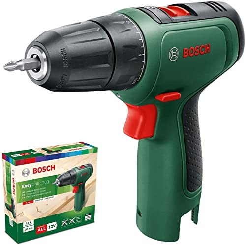 Bosch Home And Garden Trapano A Batteria Easydrill 1200 (Senza Batteria, Sistema Da 12 Volt, Confezione In Cartone)
