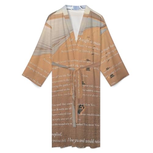 Hot Dog Polyester Four-Way Stretch Bathrobe，Adjustable Tie, Quick-Drying And Custom Pattern, Ideal3