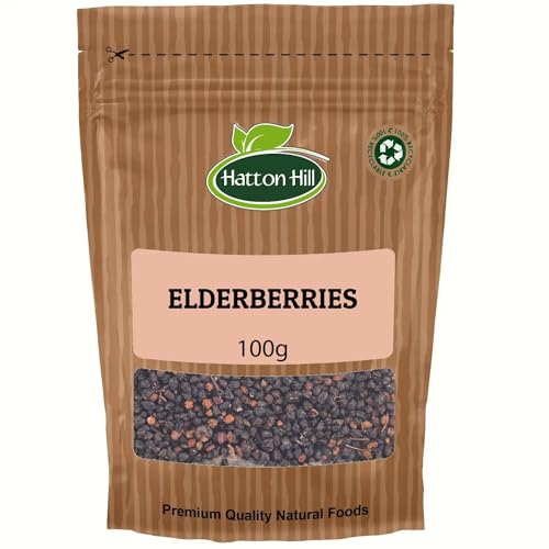 Elderberries Whole 100g by Hatton Hill